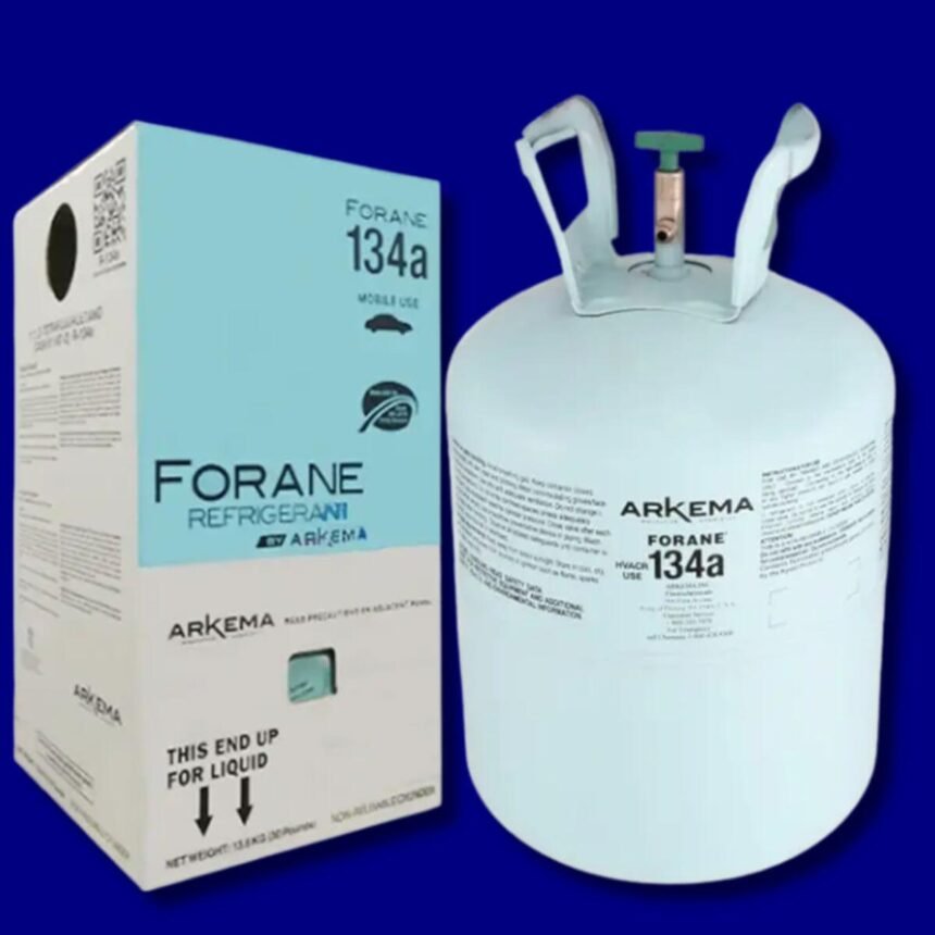 Forane R134a Refrigerant Gas HFC 30lb 13.6kg Global Gases Group
